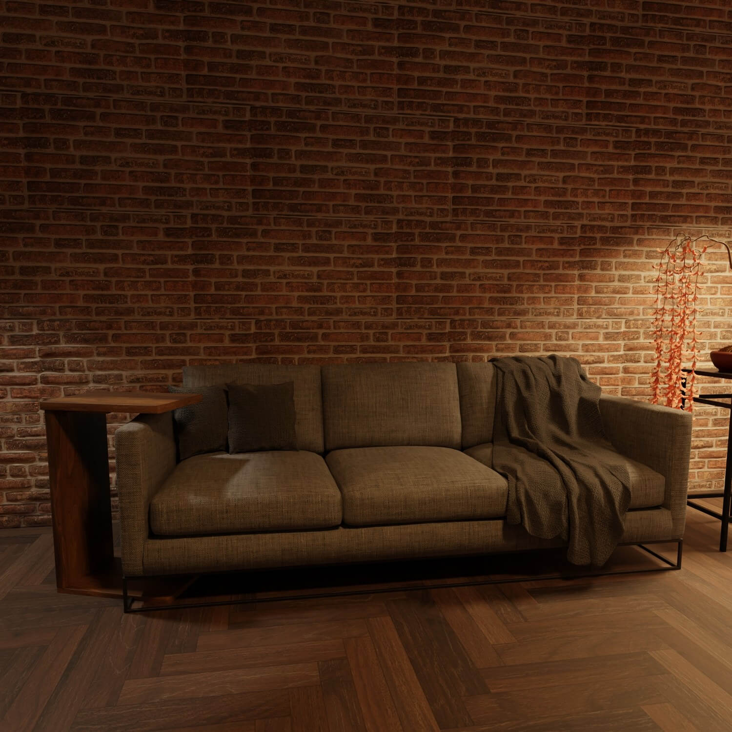 Vermilion 3D Faux Brick Wall Panel – Decorative Styrofoam Brick Effect
