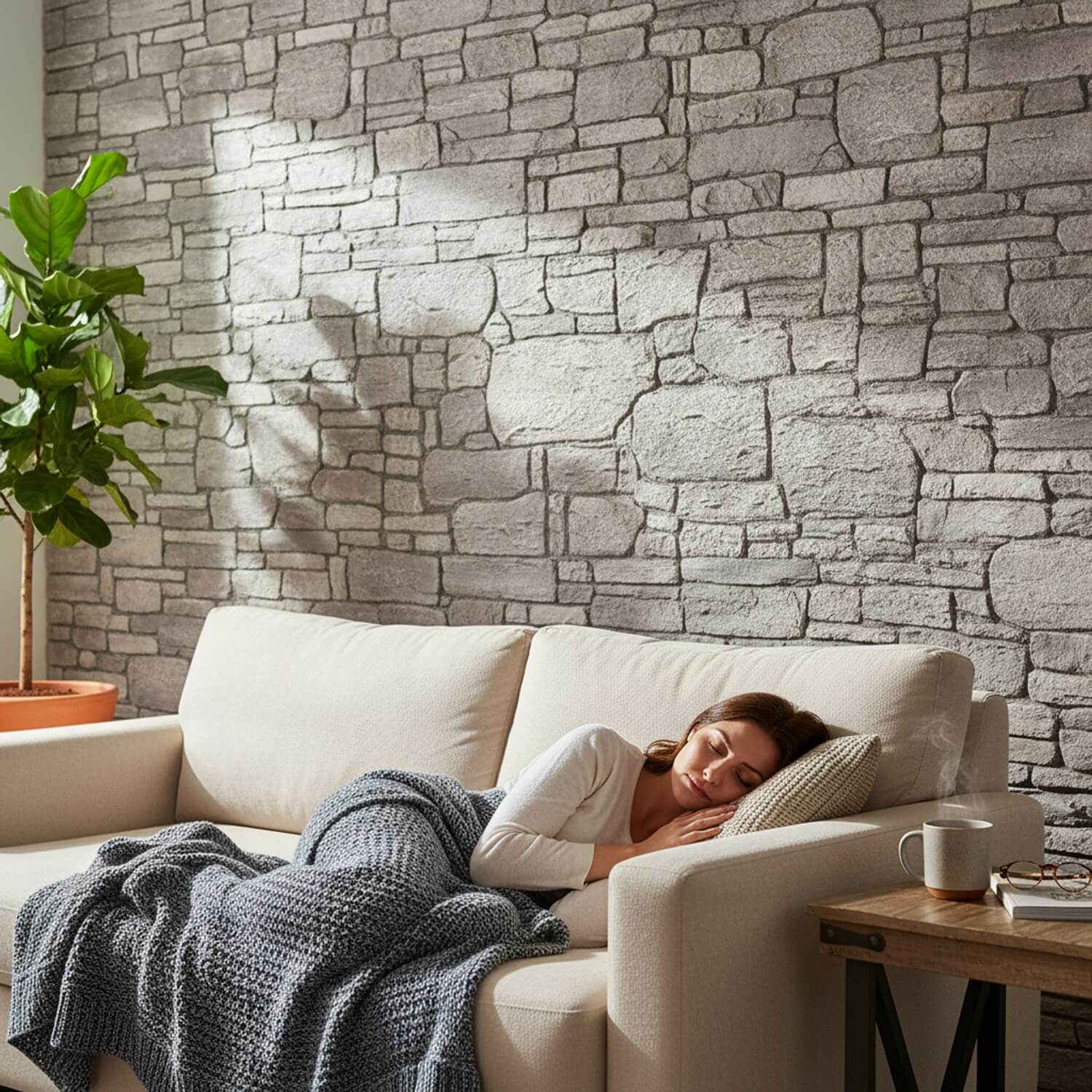 Limestone 3D Faux Stone Wall Panel – Decorative Styrofoam Stone Effect