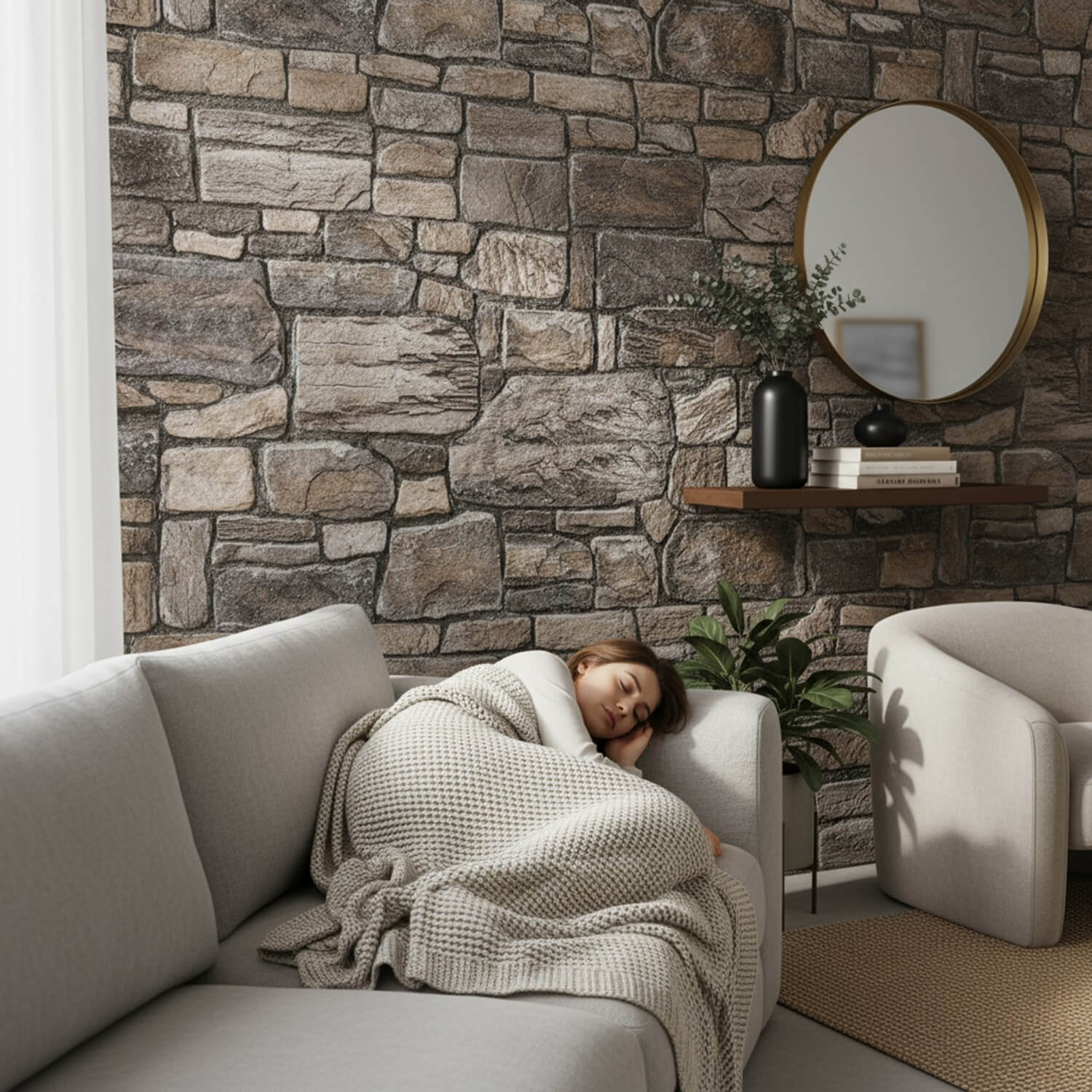 Slate 3D Faux Stone Wall Panel – Decorative Styrofoam Stone Effect