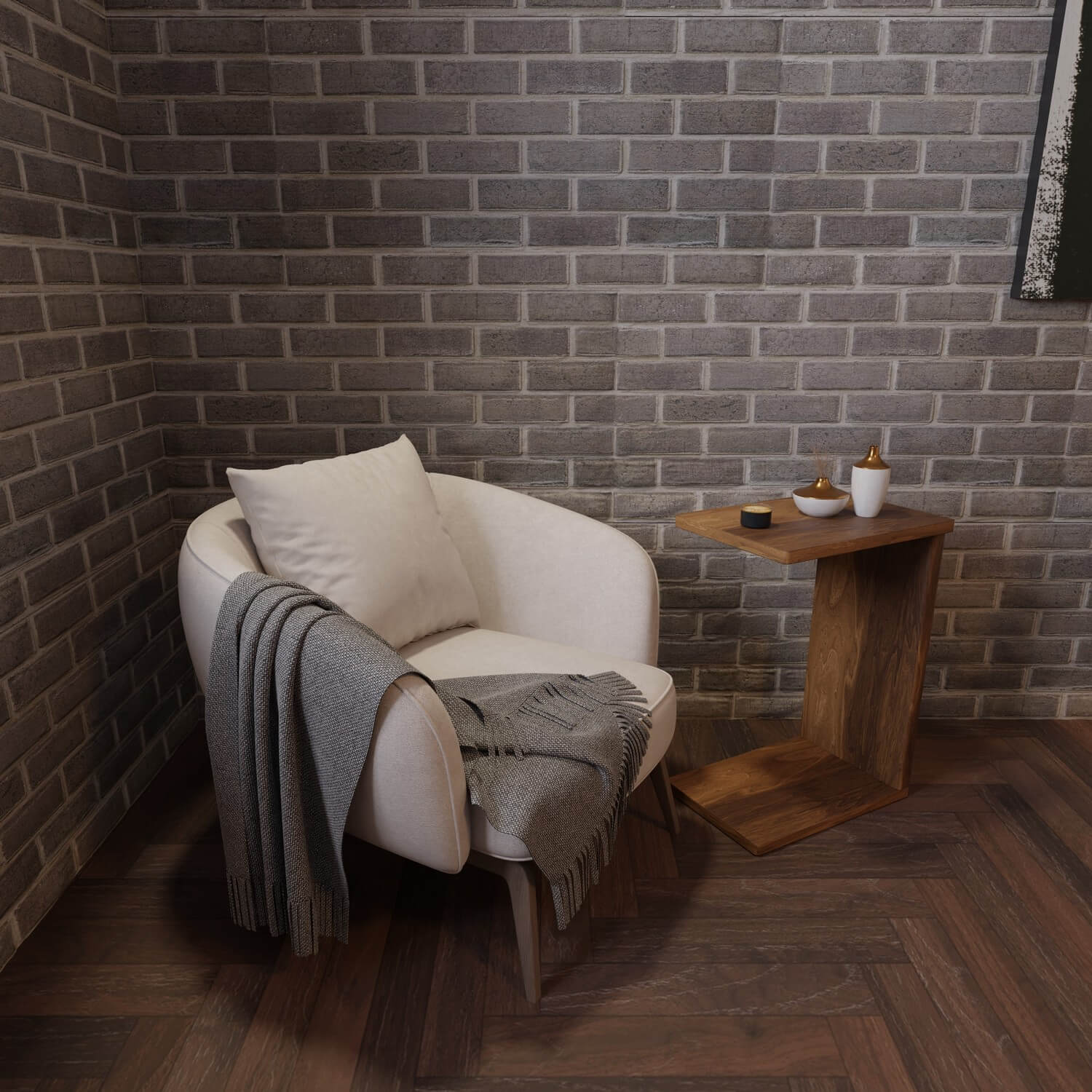 Silverstone 3D Faux Brick Wall Panel – Decorative Styrofoam Brick Effect