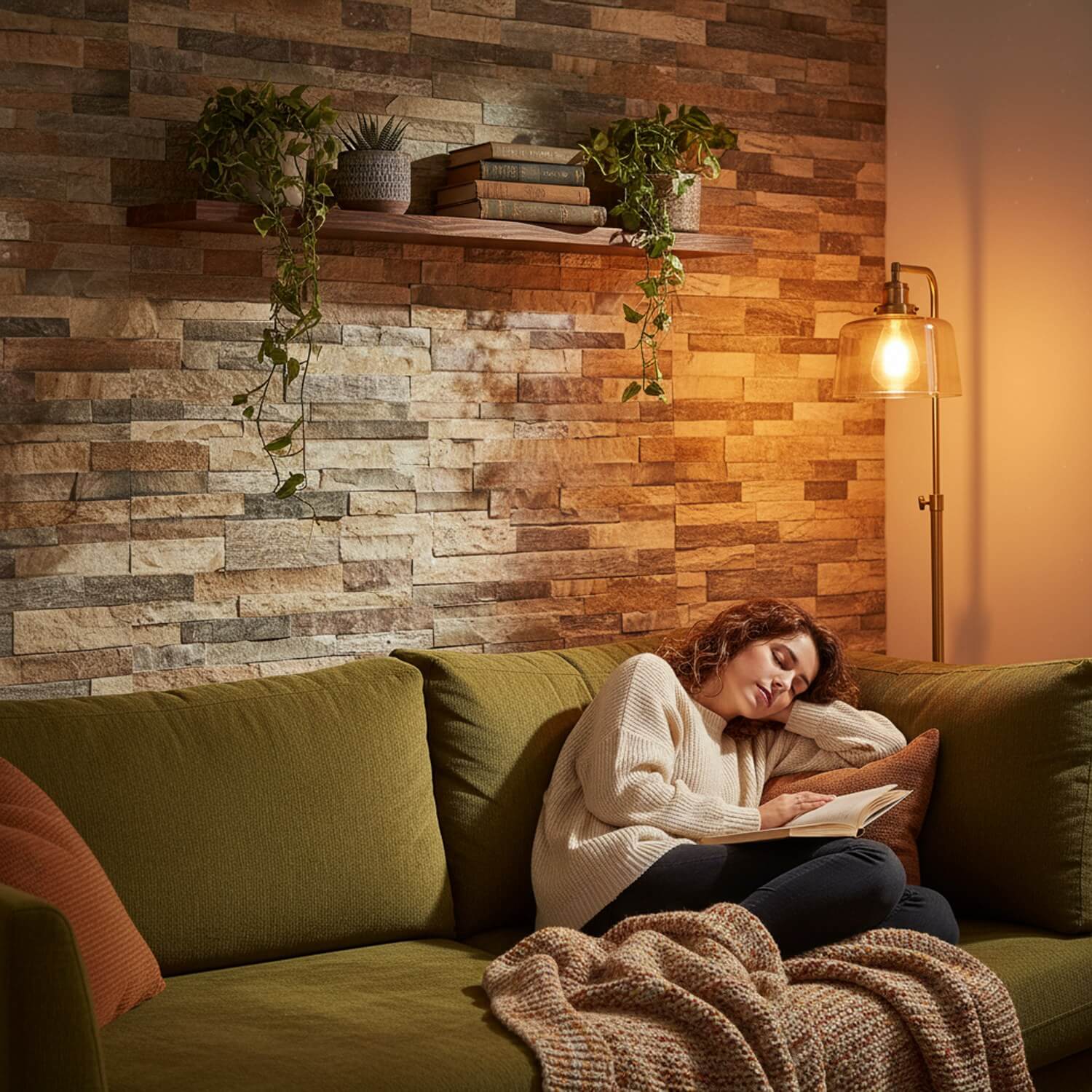 Terrastone 3D Faux Stone Wall Panel – Decorative Styrofoam Stone Effect
