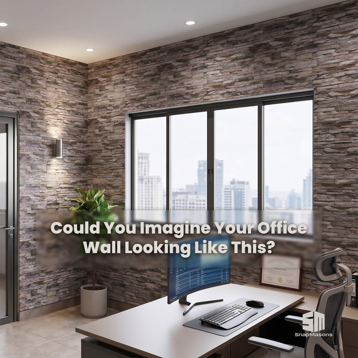 Textured faux ledger stone styrofoam wall paneling for modern accent walls