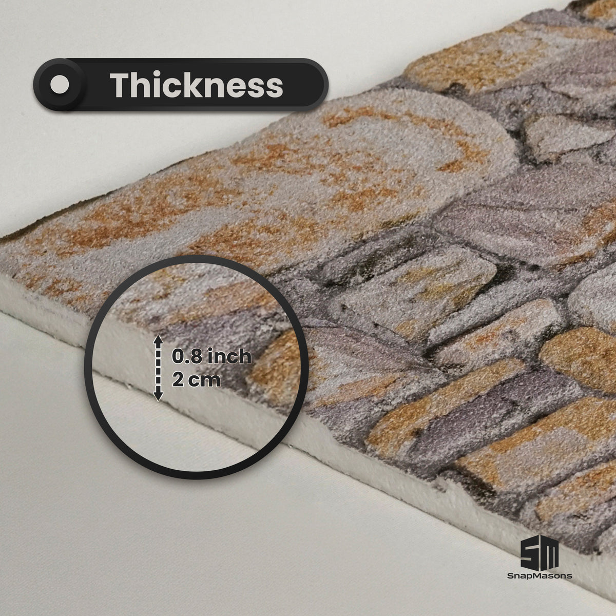 Decorative Rustic faux stone styrofoam panel for accent walls