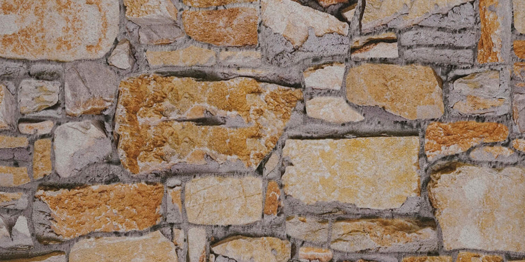 Rustic 3D faux fieldstone styrofoam wall panel for natural interior decor