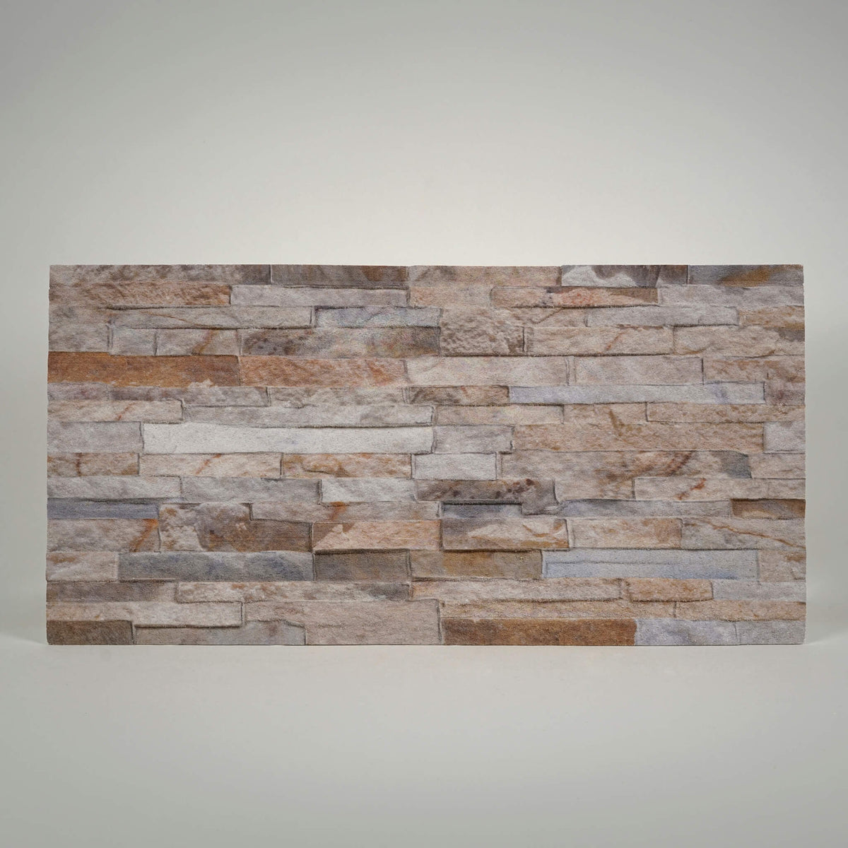 Sable 3D faux stacked stone styrofoam wall panel for rustic interior decor