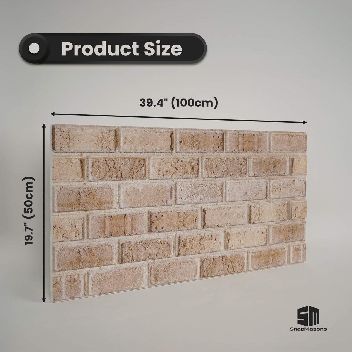 Sandstone rustic brick styrofoam panel for interior wall renovation