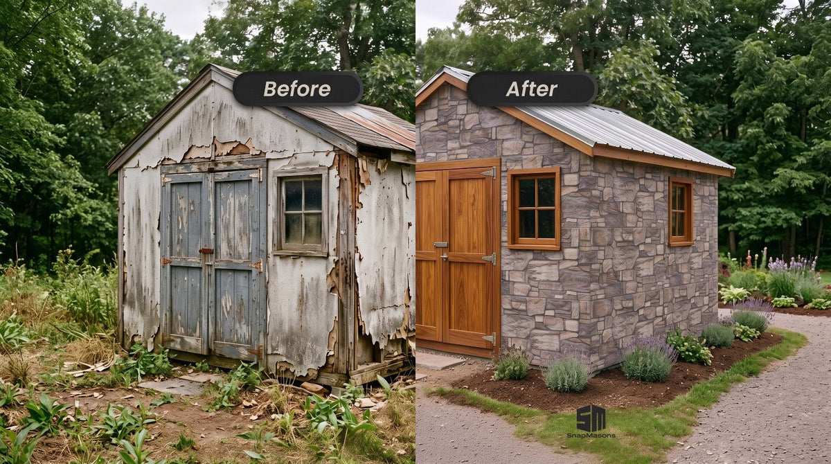 How to Convert an Ugly Old Shed into a Prestigious Garden Office