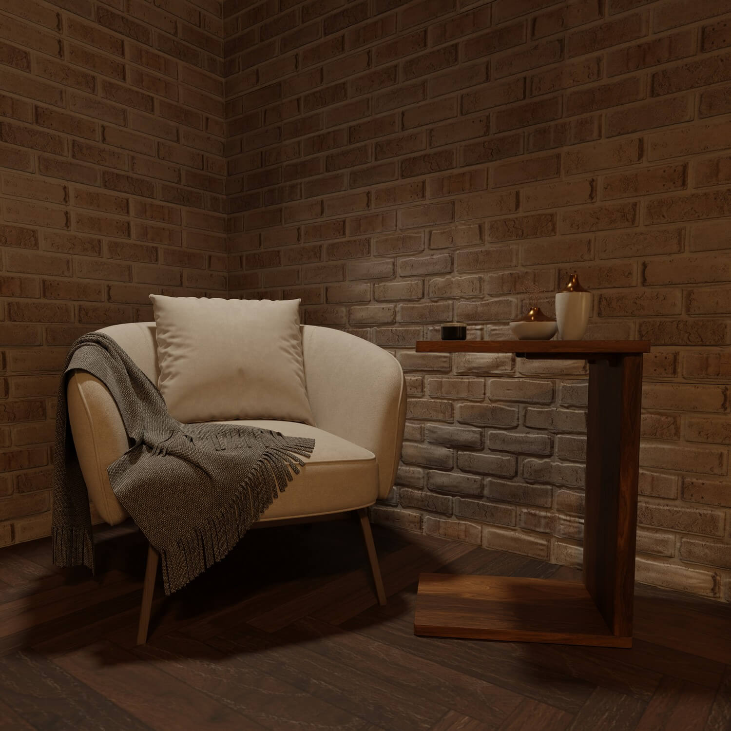 Sandstone 3D Faux Brick Wall Panel – Decorative Styrofoam Brick Effect
