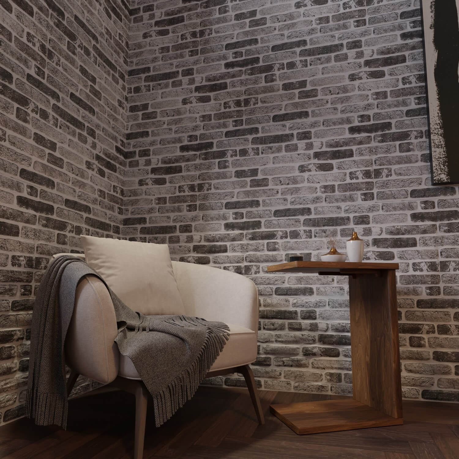 Shadowstone 3D Faux Brick Wall Panel – Decorative Styrofoam Brick Effect