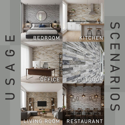 Graphite 3D Faux Stone Wall Panel – Decorative Styrofoam Stone Effect