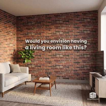 Babylon 3D faux brick styrofoam panel for feature wall design