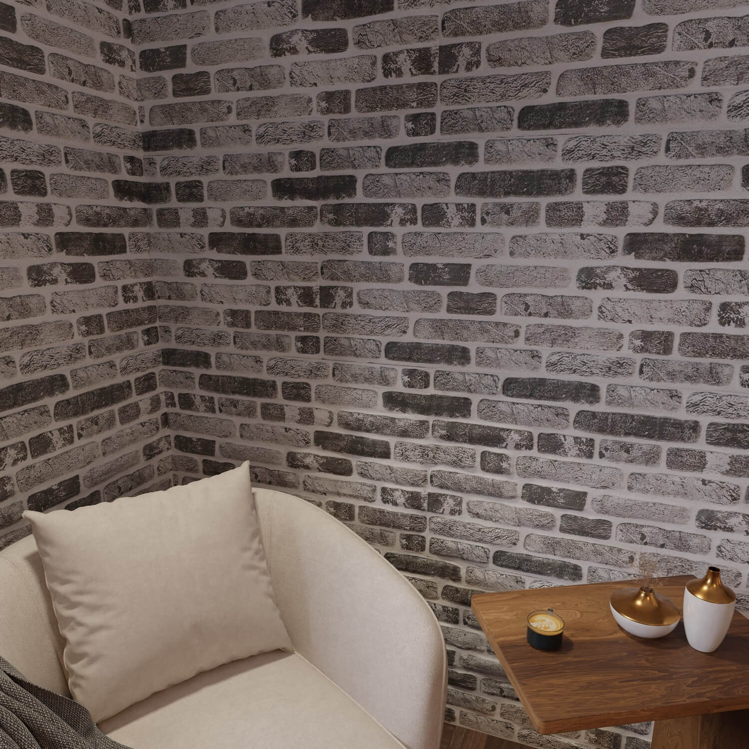 Shadowstone 3D Faux Brick Wall Panel – Decorative Styrofoam Brick Effect