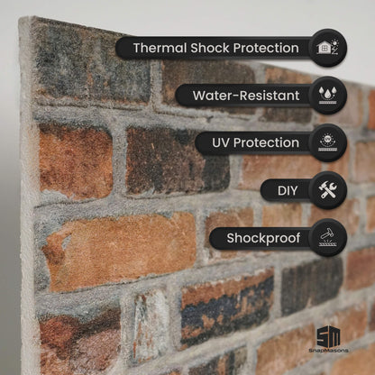 Decorative Earthcore faux brick styrofoam panel for home interiors
