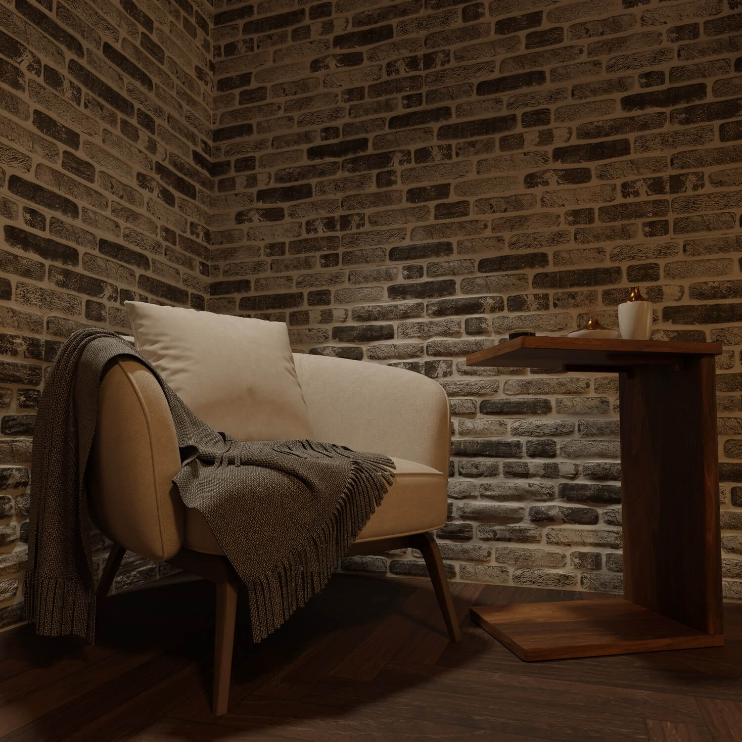 Shadowstone 3D Faux Brick Wall Panel – Decorative Styrofoam Brick Effect