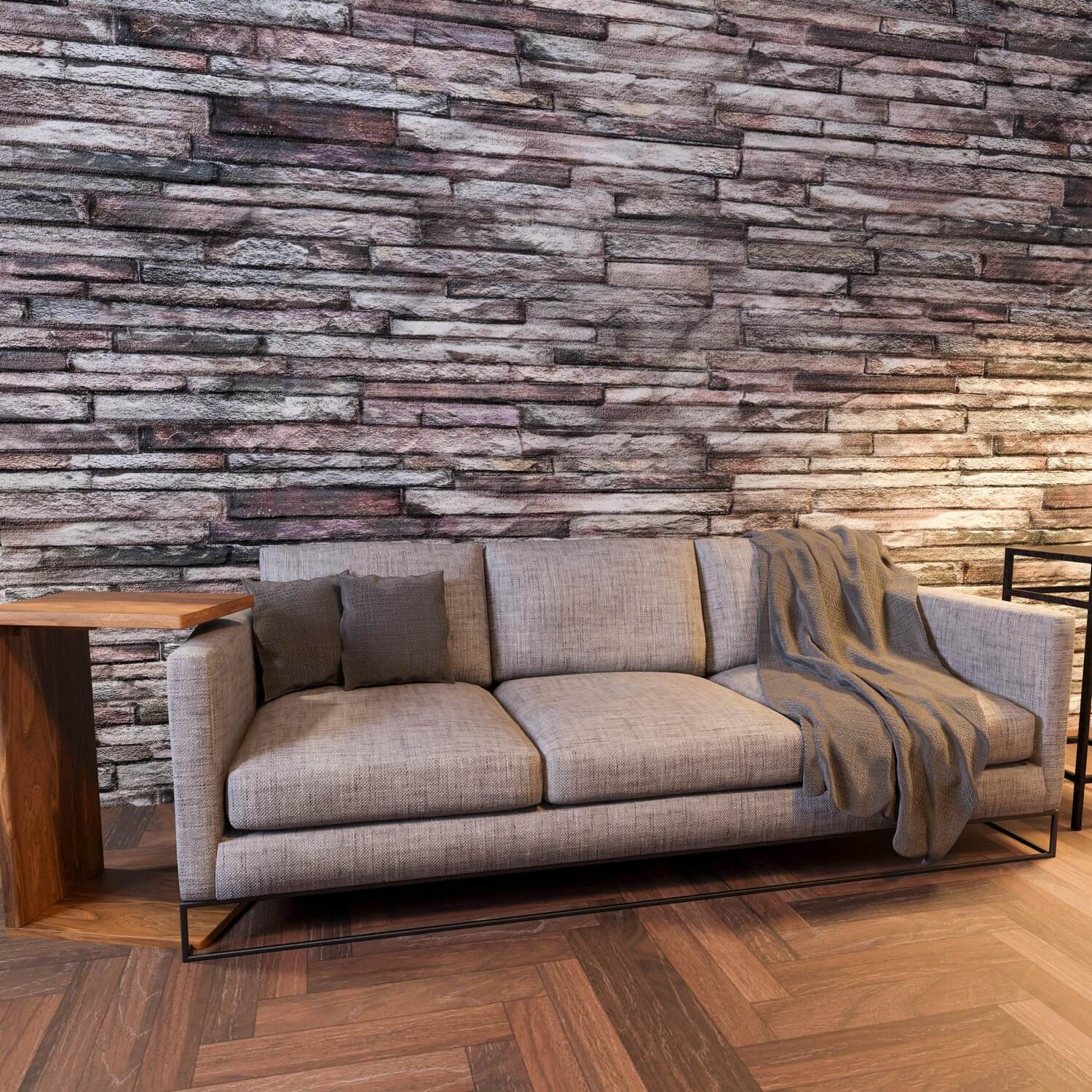 Gemstone 3D Faux Stone Wall Panel – Decorative Styrofoam Stone Effect