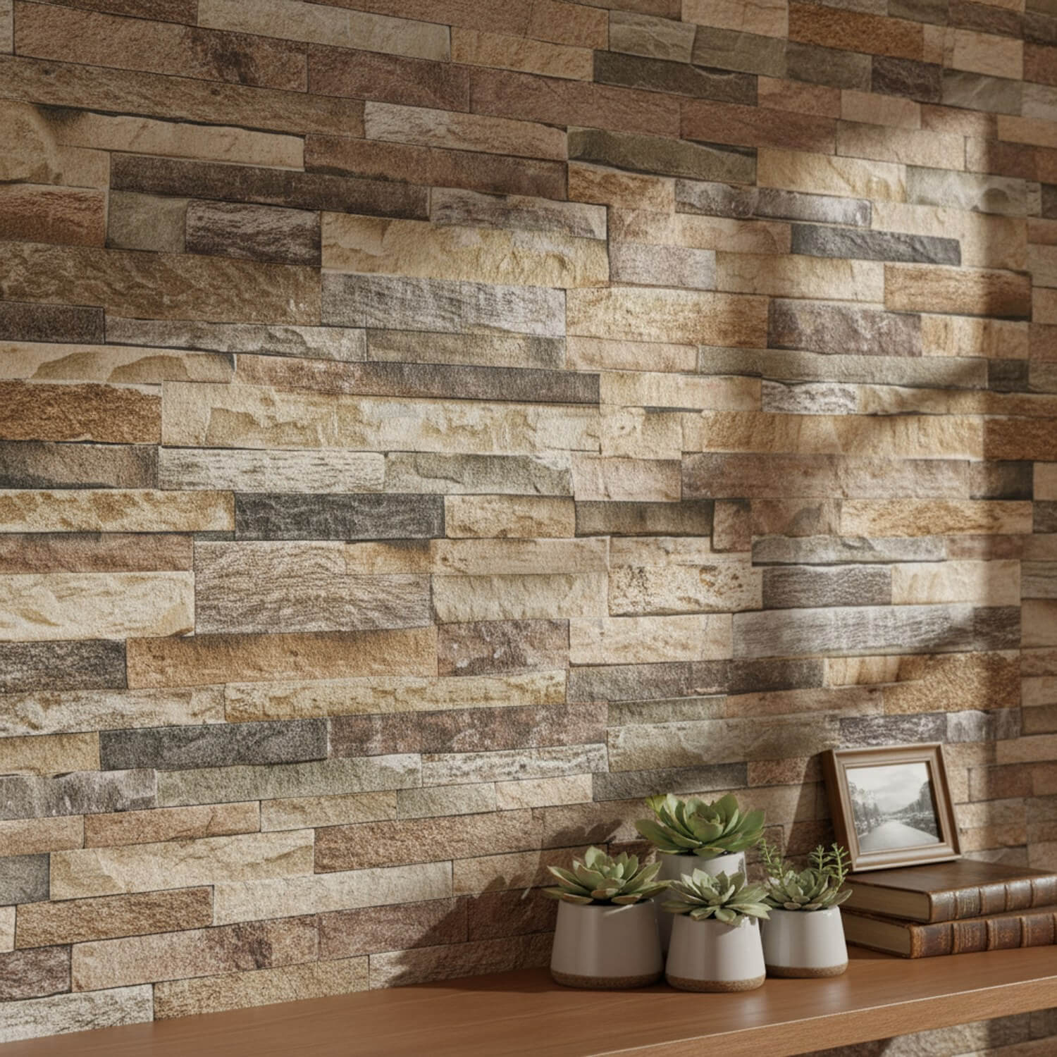 Terrastone 3D Faux Stone Wall Panel – Decorative Styrofoam Stone Effect