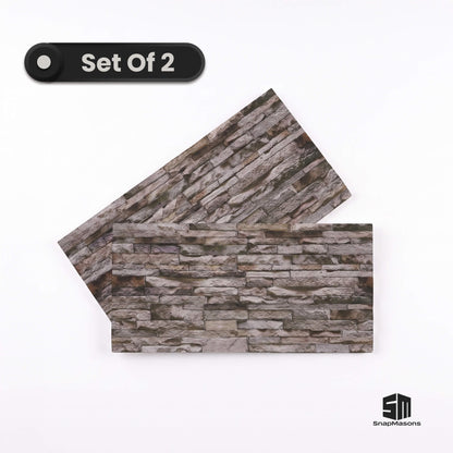 Easy to install 3D faux stone ledger styrofoam wall paneling