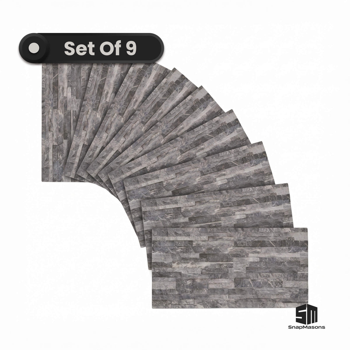 Easy to install 3D faux stone ledger styrofoam wall paneling