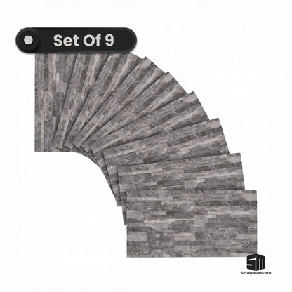 Easy to install 3D faux stone ledger styrofoam wall paneling