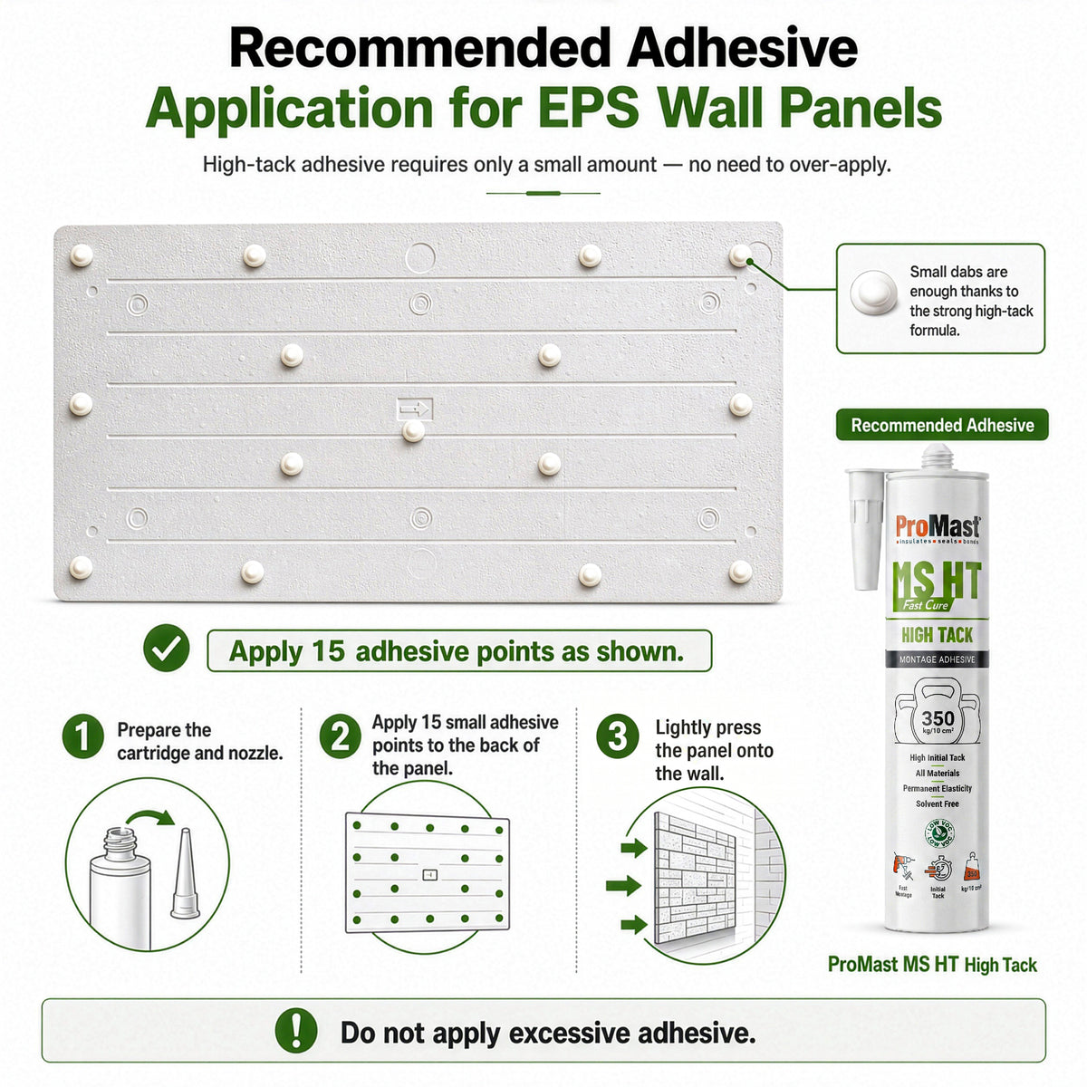 High Tack Fast Cure Montage Adhesive