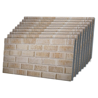 Sandstone 3D Faux Brick Wall Panel – Decorative Styrofoam Brick Effect