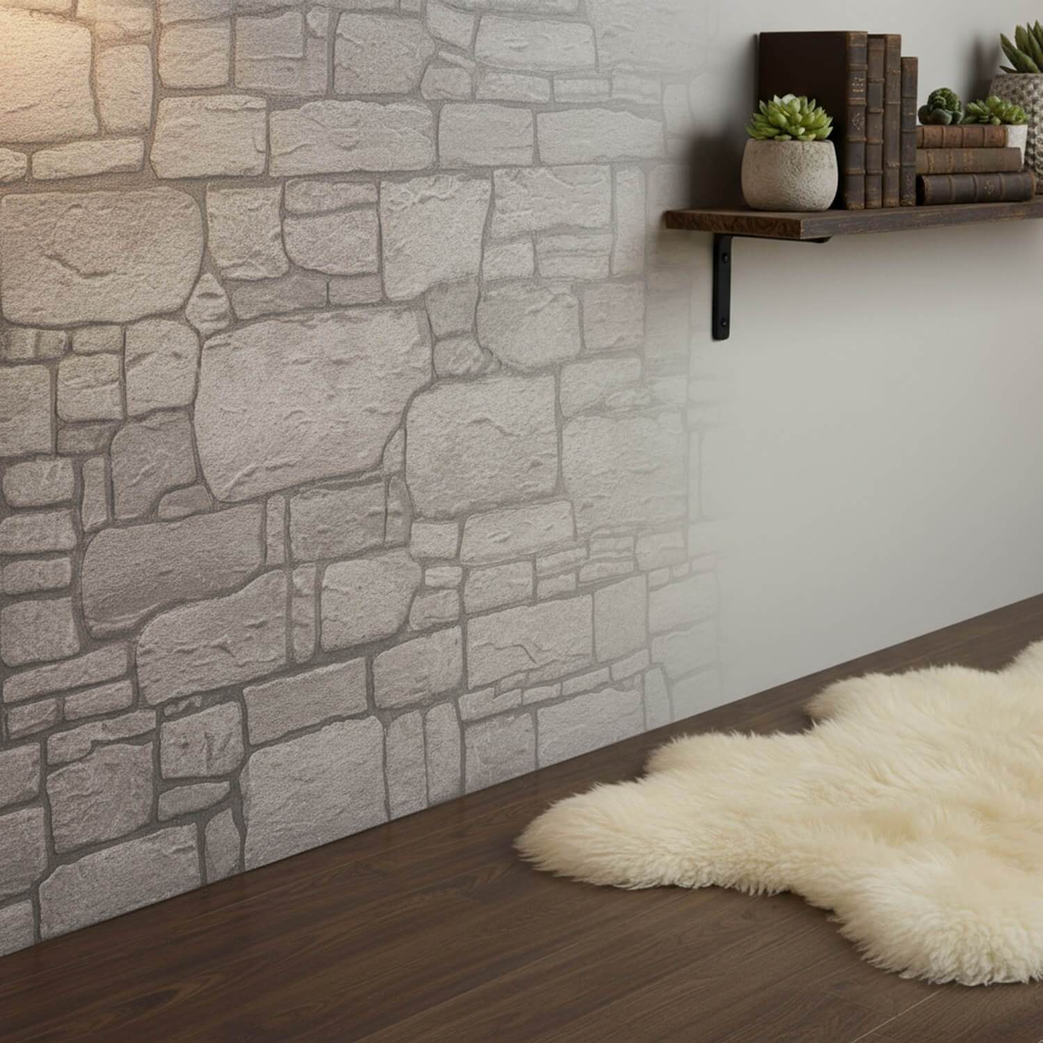 Limestone 3D Faux Stone Wall Panel – Decorative Styrofoam Stone Effect