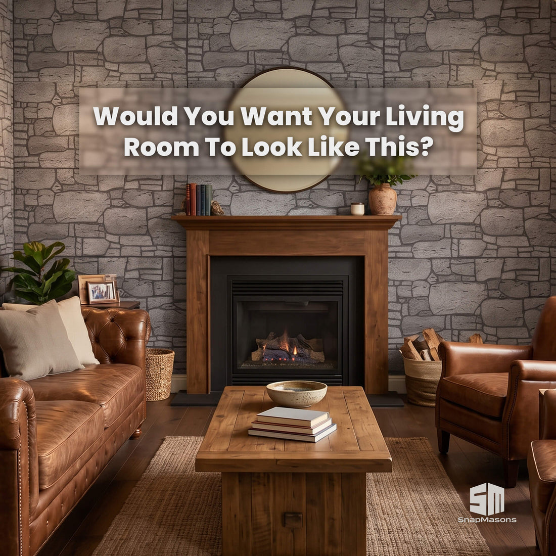 Limestone 3D Faux Stone Wall Panel