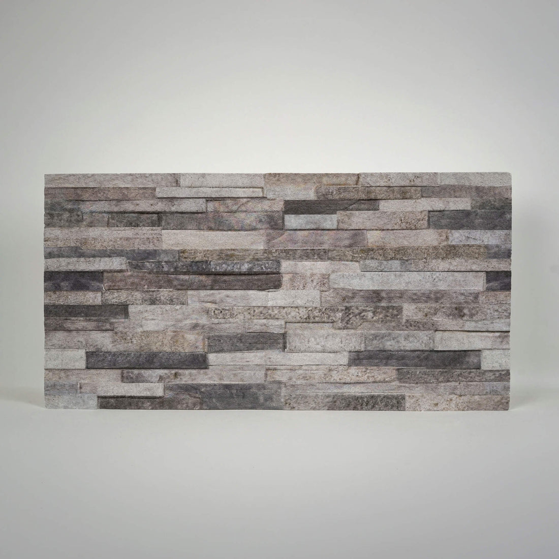 Sable 3D faux stacked stone styrofoam wall panel for rustic interior decor