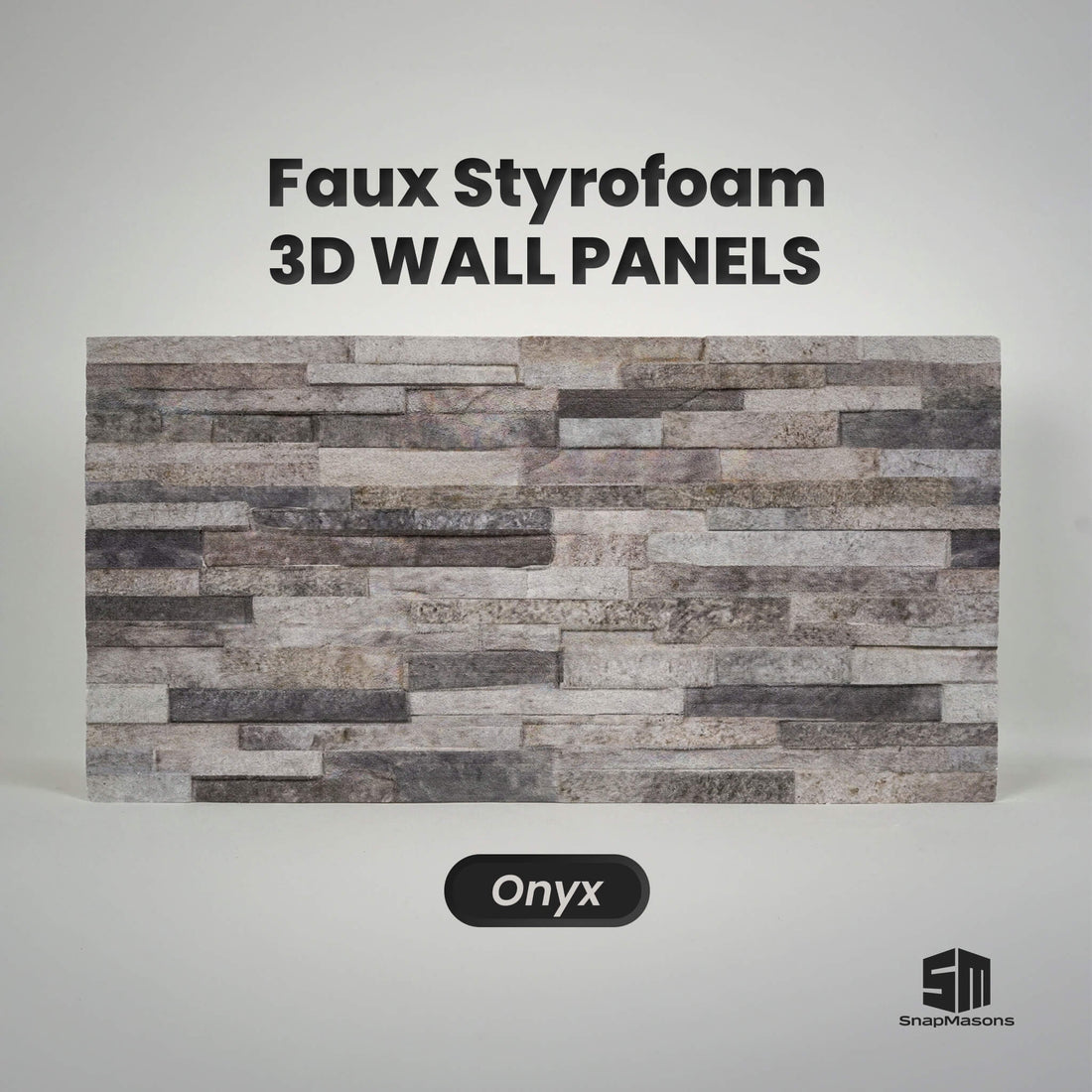 Onyx 3D Faux Stone Wall Panel