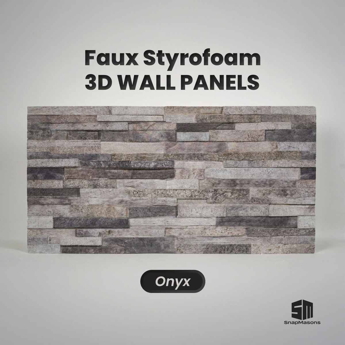 Onyx 3D Faux Stone Wall Panel