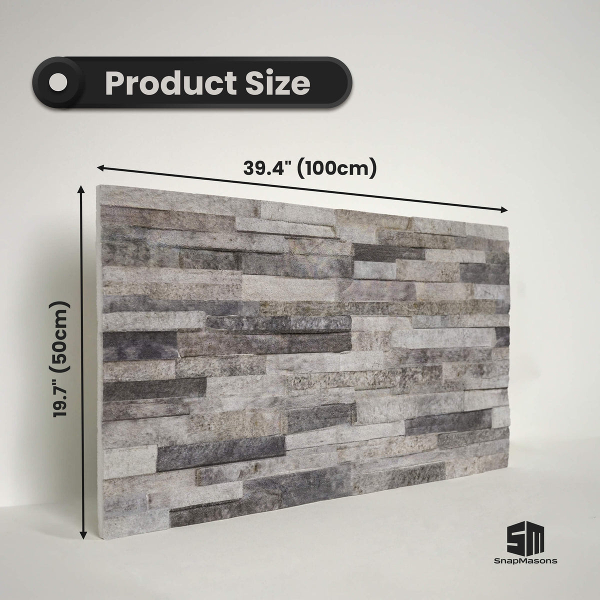 Onyx cool-toned stone veneer styrofoam panel for interior wall renovation