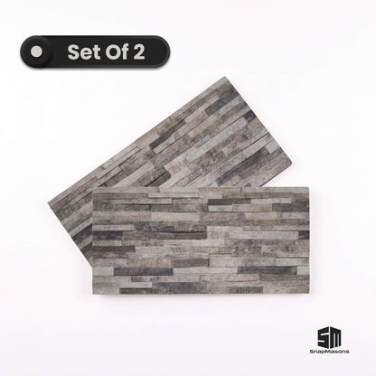 Easy to install 3D faux stone ledger styrofoam wall paneling