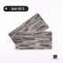 Easy to install 3D faux stone ledger styrofoam wall paneling