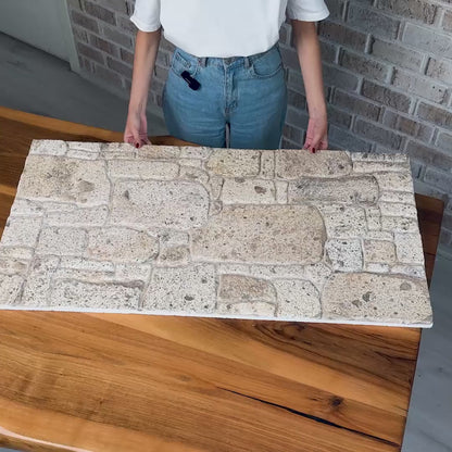 travertine video display