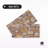 Easy to install 3D faux masonry stone styrofoam wall paneling
