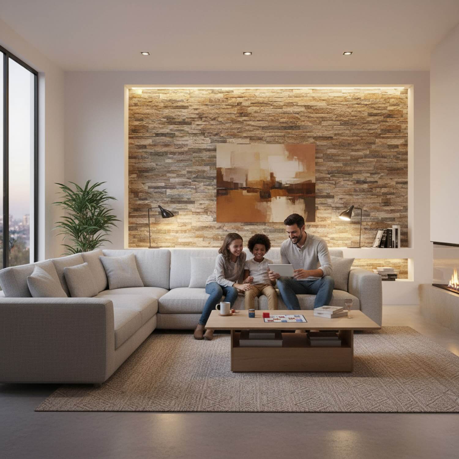 Terrastone 3D Faux Stone Wall Panel – Decorative Styrofoam Stone Effect