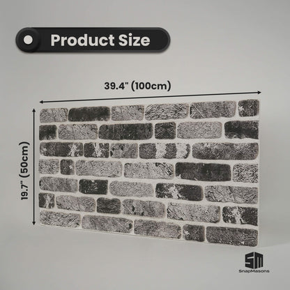 Shadowstone rustic brick styrofoam panel for modern interior renovation