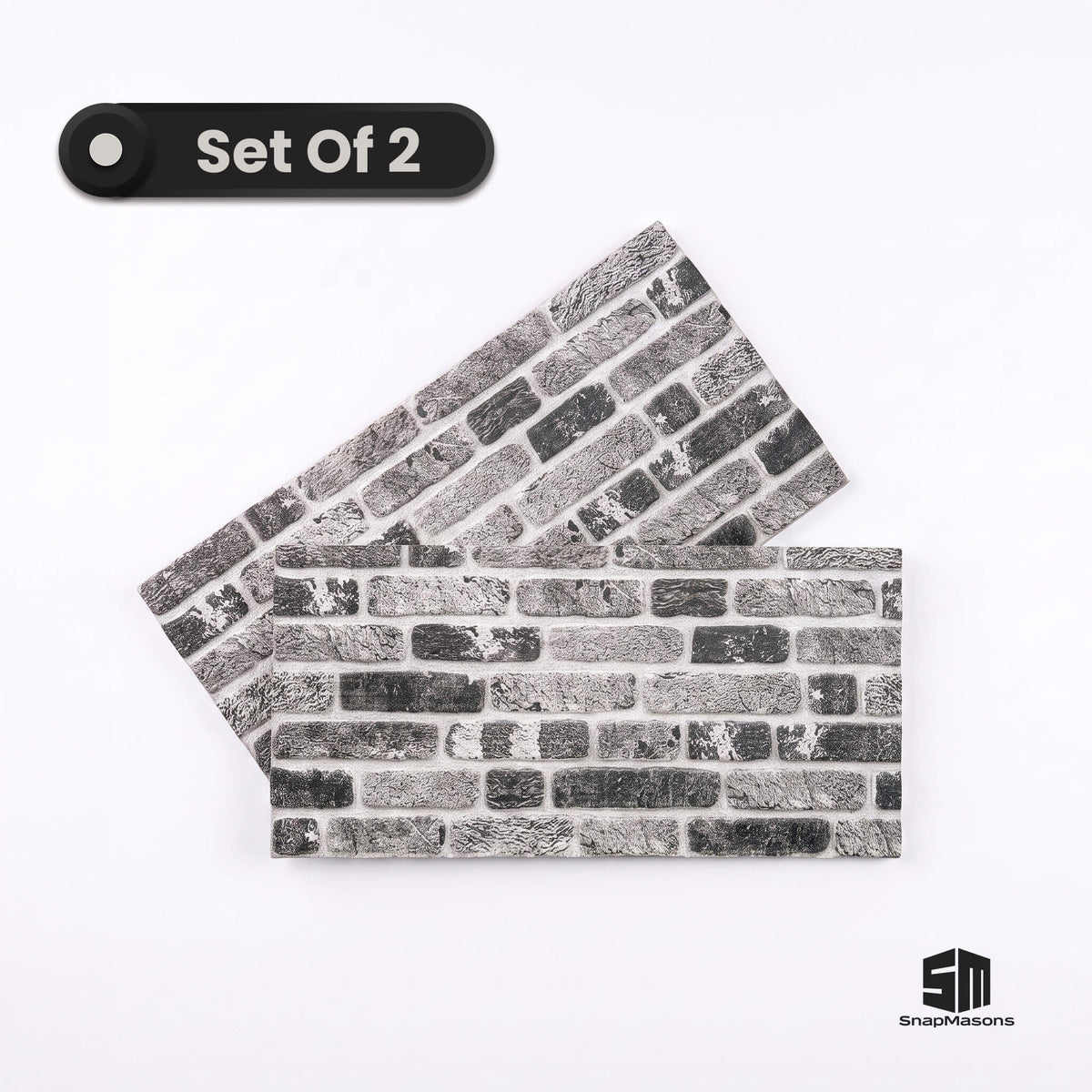Easy to install 3D faux brick styrofoam wall paneling