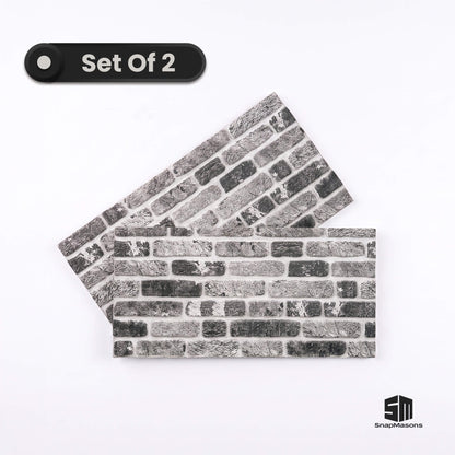 Easy to install 3D faux brick styrofoam wall paneling
