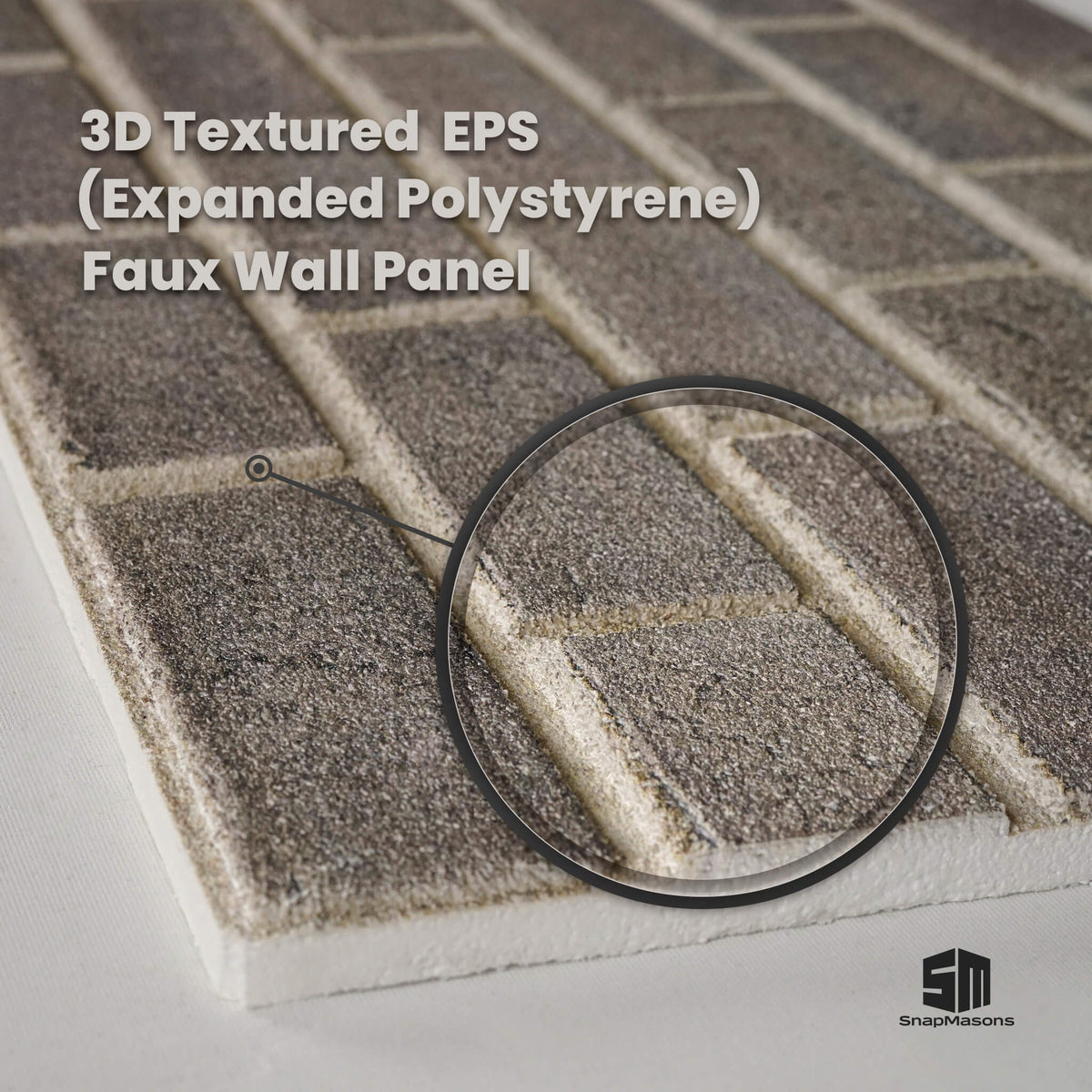 Silverstone rustic brick styrofoam panel for interior wall renovation