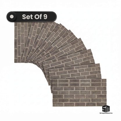 Easy to install 3D faux brick styrofoam wall paneling