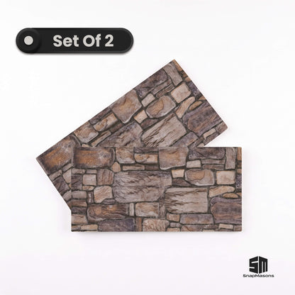 Easy to install 3D faux slate stone styrofoam wall paneling