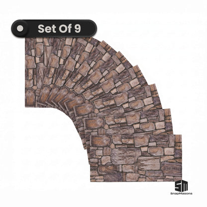 Slate rustic stone texture styrofoam accent wall panel