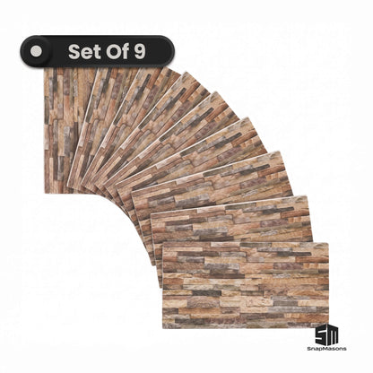 Terrastone rustic stacked stone texture styrofoam accent wall panel