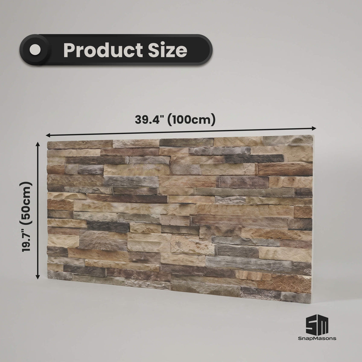 Terrastone rustic stone veneer styrofoam panel for interior wall renovation