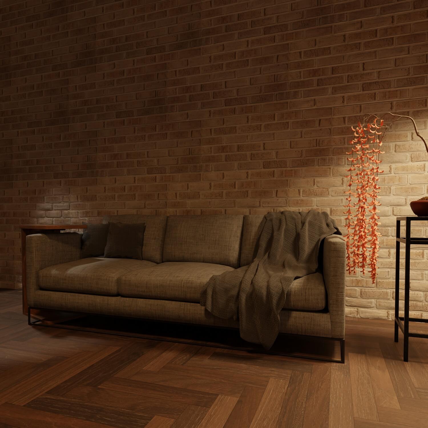 Sandstone 3D Faux Brick Wall Panel – Decorative Styrofoam Brick Effect