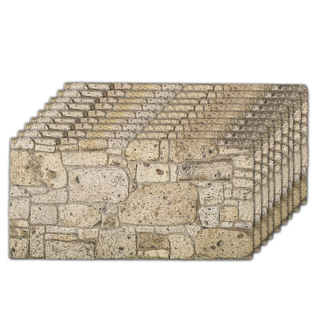 Travertine 3D Faux Stone Wall Panel – Decorative Styrofoam Stone Effect