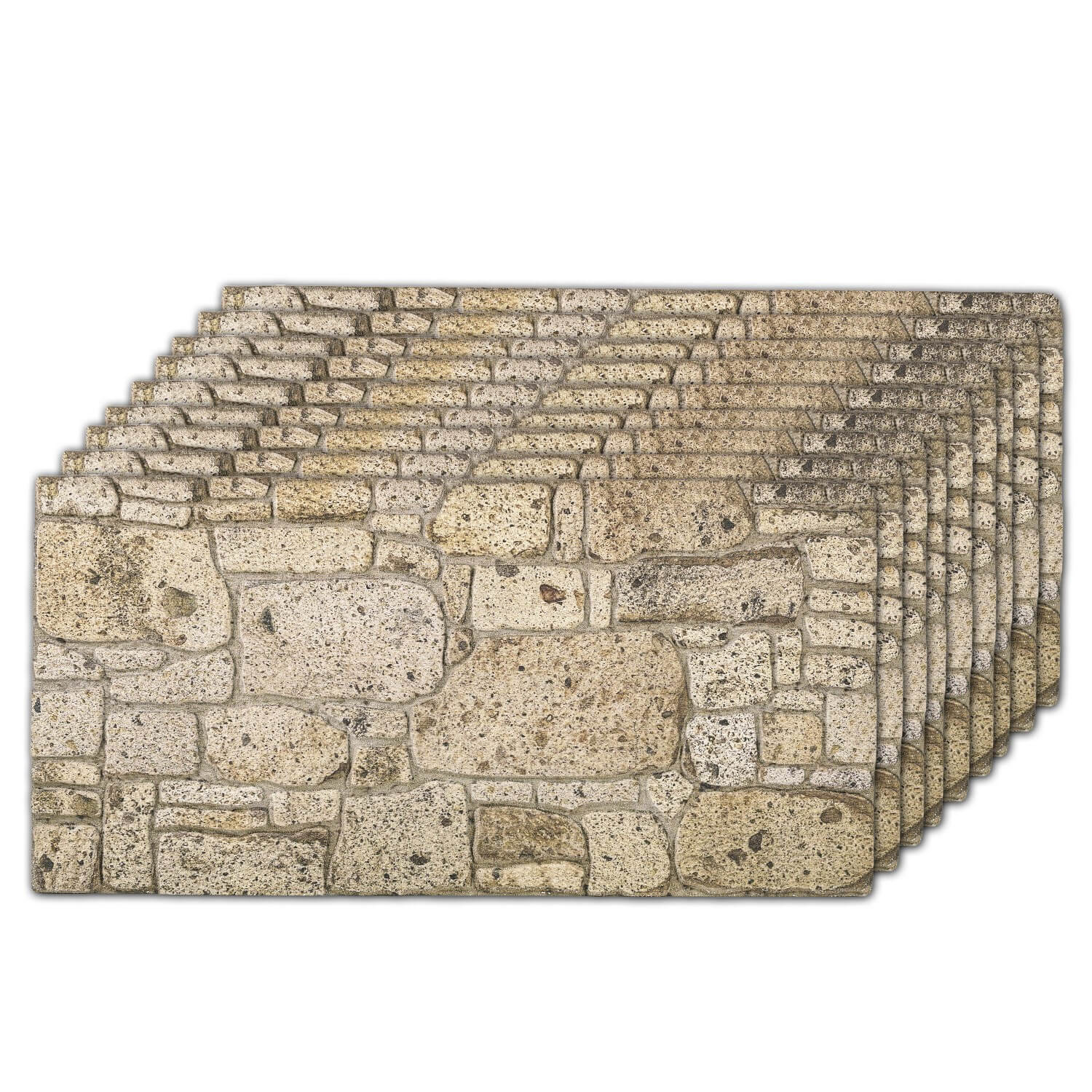 Travertine 3D Faux Stone Wall Panel – Decorative Styrofoam Stone Effect