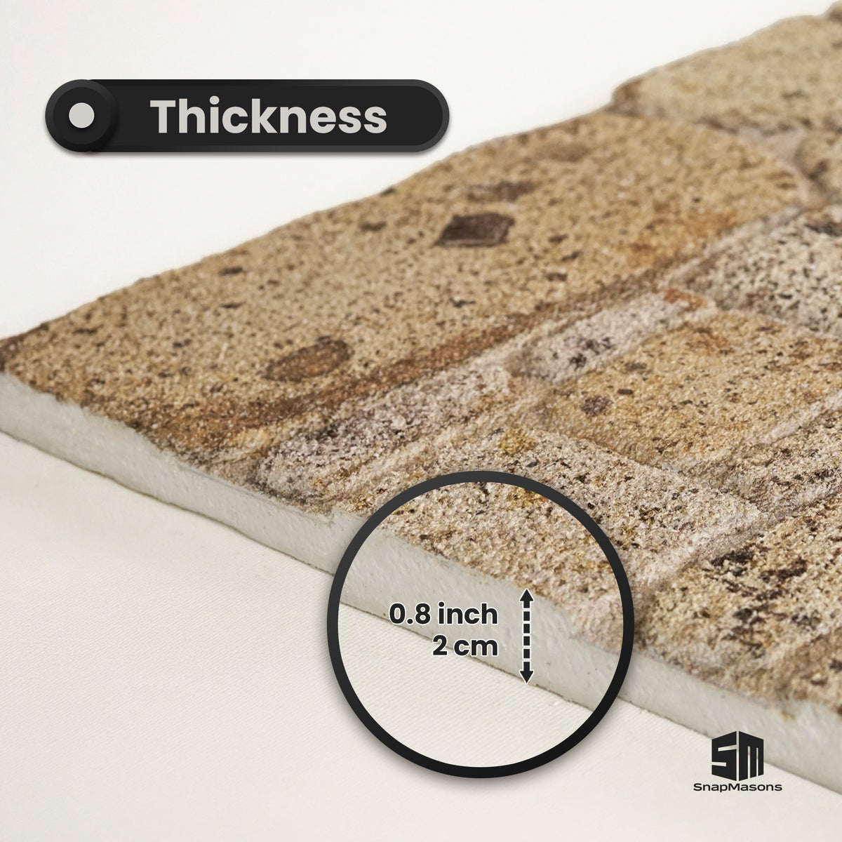 Decorative Travertine faux stone styrofoam panel for living room walls