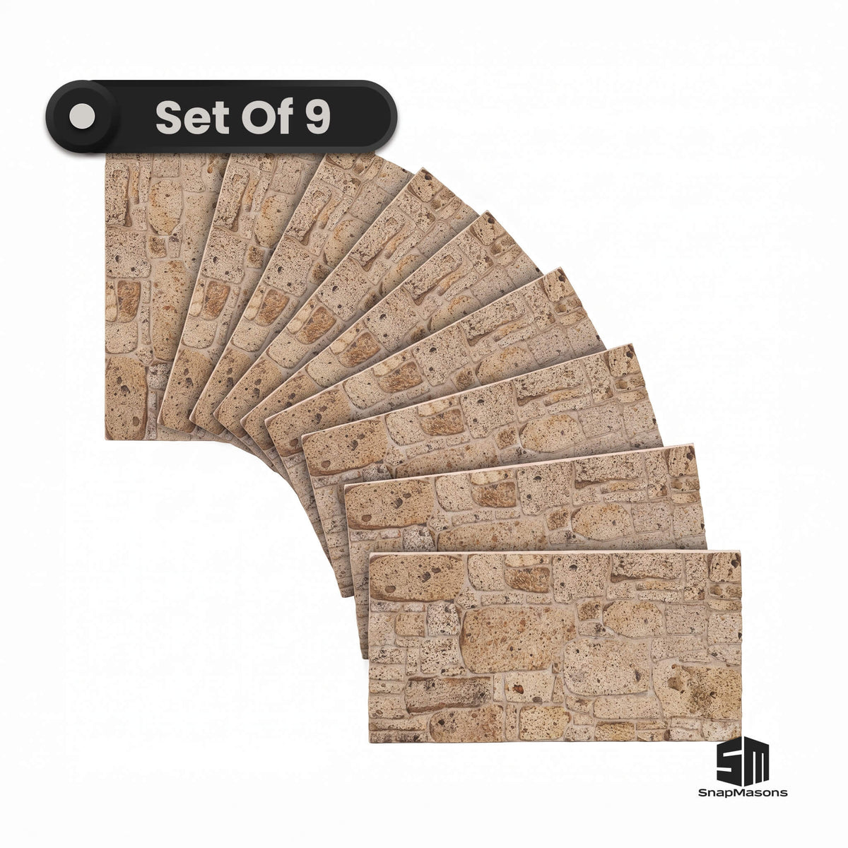 Travertine rustic stone texture styrofoam accent wall paneling
